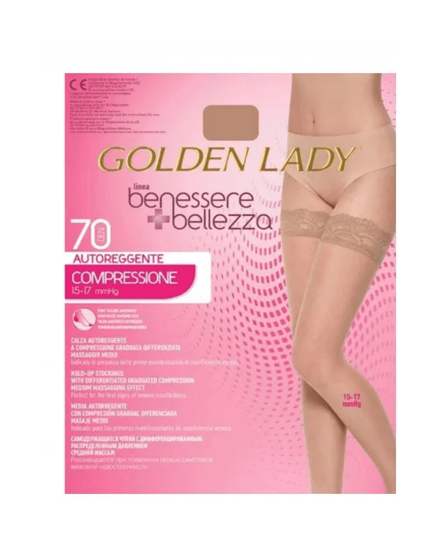 Golden Lady kojinės Benessere Bellezza 70 DEN 1