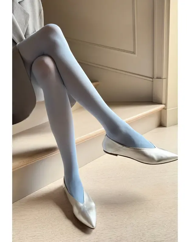 Veneziana pėdkelnės Satin 40 den Azzurro 1