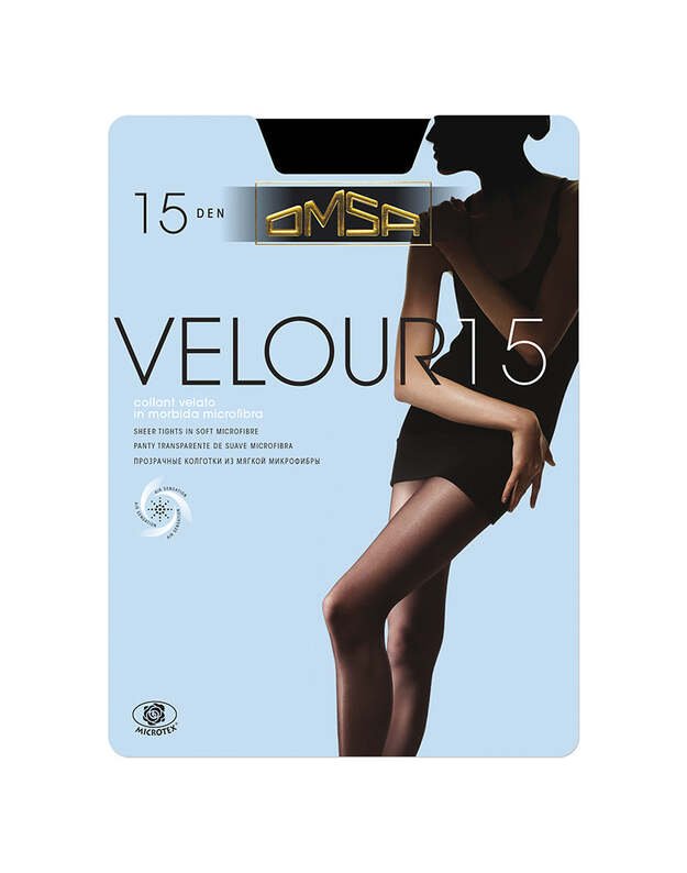 Omsa pėdkelnės Velour 15 den XL