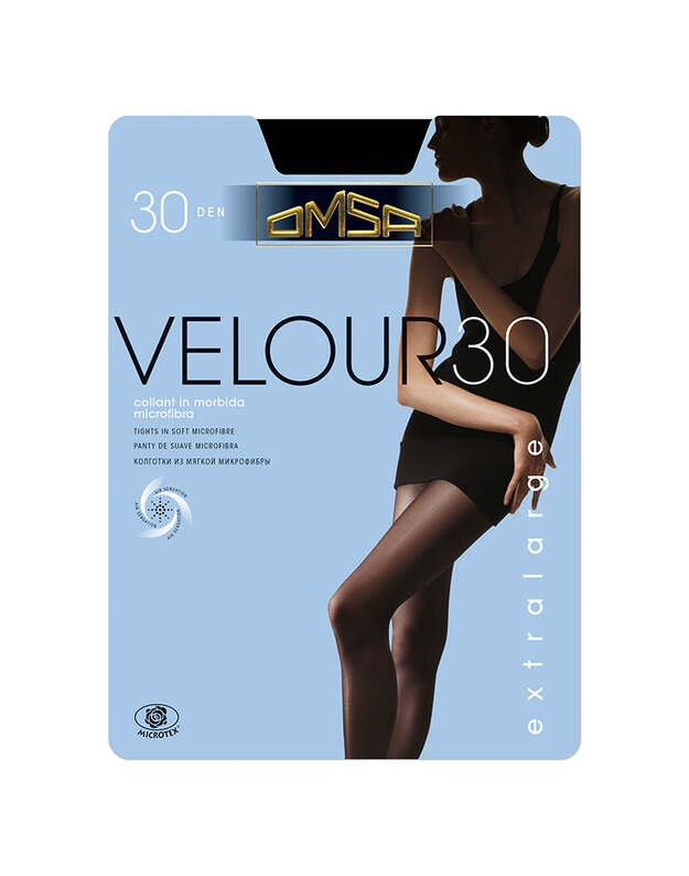 Omsa pėdkelnės Velour 30 den XL
