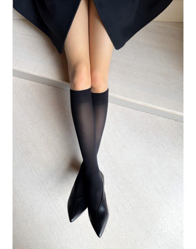 Veneziana puskojinės Katrin 40 DEN Nero