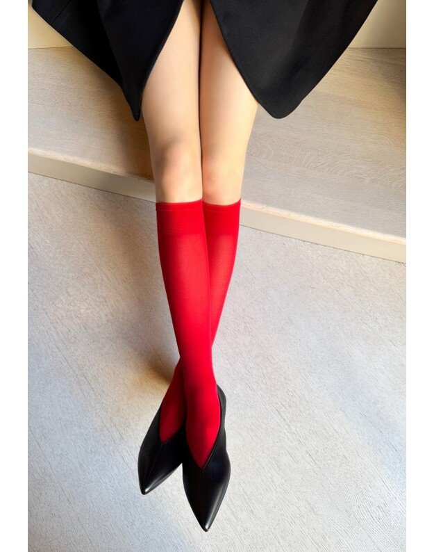 Veneziana puskojinės 40 DEN Katrin Rosso