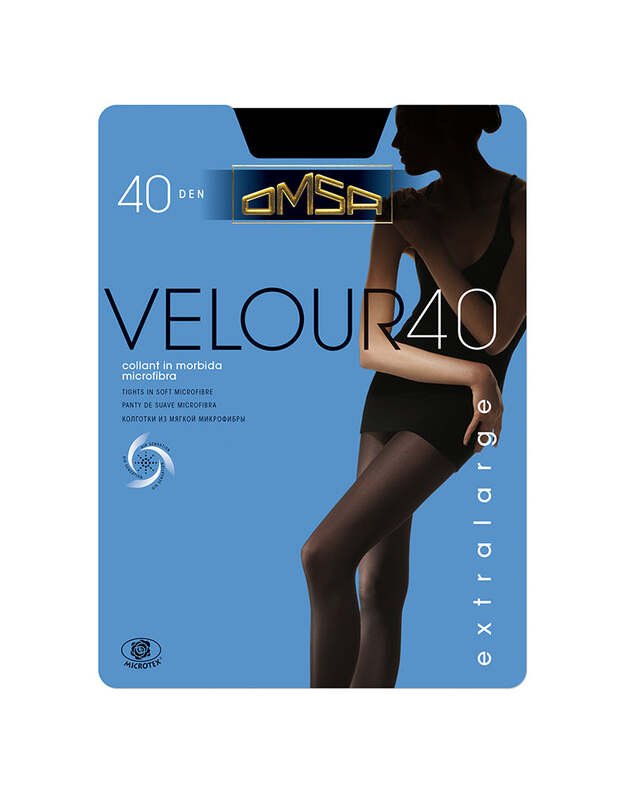 Omsa pėdkelnės Velour 40 den XL