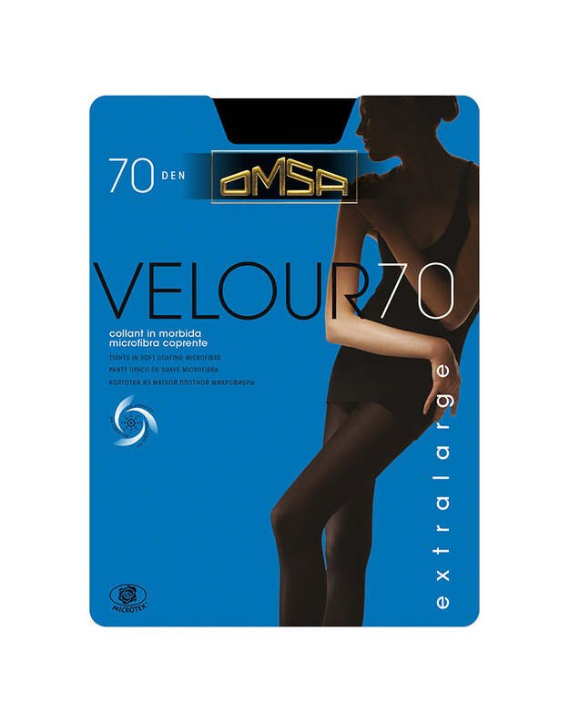 Omsa pėdkelnės Velour 70 den XL