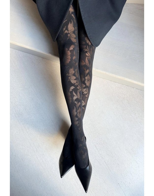 Veneziana pėdkelnės Bella Donna 60 DEN Juoda