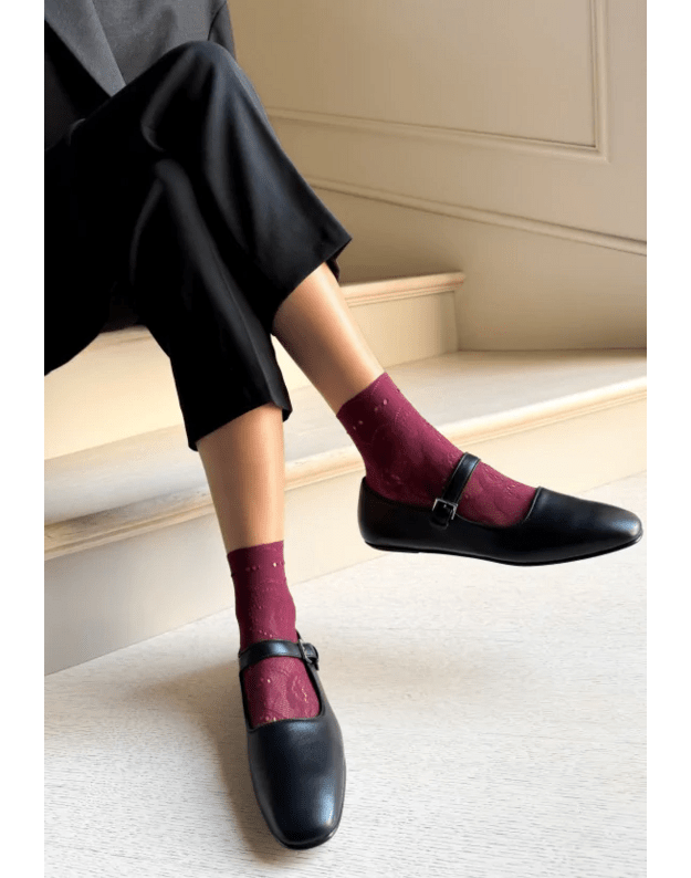 Veneziana kojinaitės Milano Bordeaux