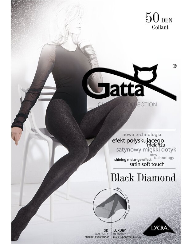 Gatta pėdkelnės Black Diamond 50 DEN